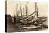 Schooners Docked on the Nassau Waterfront, Bahamas, 1922-null-Stretched Canvas