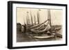 Schooners Docked on the Nassau Waterfront, Bahamas, 1922-null-Framed Photographic Print