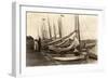 Schooners Docked on the Nassau Waterfront, Bahamas, 1922-null-Framed Photographic Print