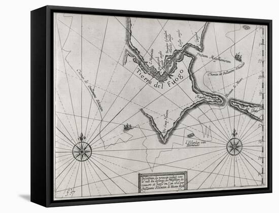 Schouten Rounding Cape Horn, 1616-Middle Temple Library-Framed Stretched Canvas