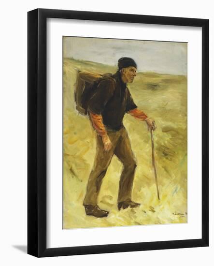 Schreitender Bauer, 1894-Max Liebermann-Framed Giclee Print