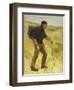 Schreitender Bauer, 1894-Max Liebermann-Framed Giclee Print