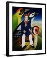 Schubert and the Language of Birds, 2000-Frances Broomfield-Framed Giclee Print