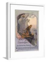 Schubert, Death, Maiden-Otto Elsner-Framed Art Print