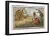 Schubert, Heidenroslein-null-Framed Art Print