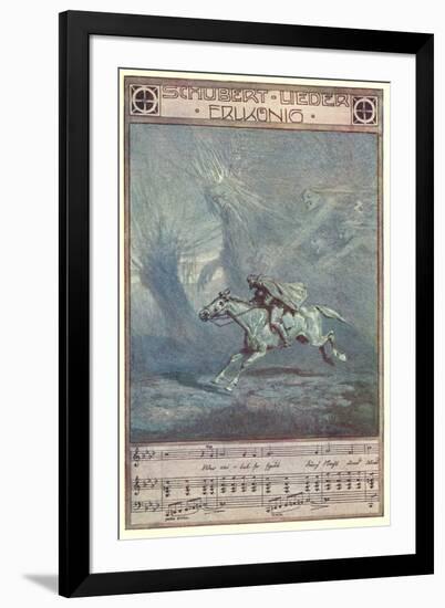 Schubert Lieder Erlkonig-null-Framed Art Print