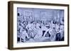 'Schubertiade'- drawing by Moritz von Schwind-Moritz Ludwig von Schwind-Framed Giclee Print