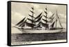 Schulsegelschiff Gorch Fock in Fahrt, Dreimaster-null-Framed Stretched Canvas