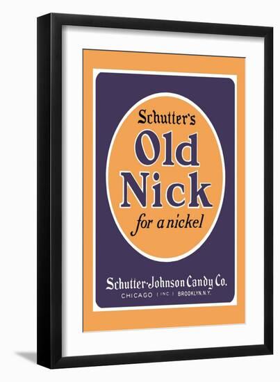 Schutter's Old Nick-null-Framed Art Print