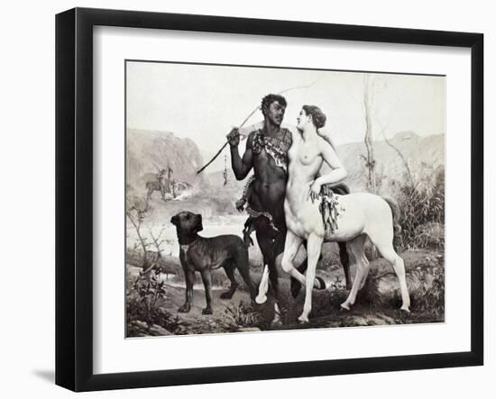 Schutzenberger: Centaurs-Louis Frederic Schutzenberger-Framed Giclee Print