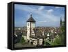 Schwabentor, Freiburg, Baden-Wurttemberg, Germany, Europe-Hans Peter Merten-Framed Stretched Canvas