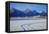 Schwangau and Tannheimer Alps, Allgau, Bavaria, Germany, Europe-Hans-Peter Merten-Framed Stretched Canvas