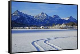 Schwangau and Tannheimer Alps, Allgau, Bavaria, Germany, Europe-Hans-Peter Merten-Framed Stretched Canvas