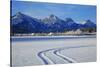 Schwangau and Tannheimer Alps, Allgau, Bavaria, Germany, Europe-Hans-Peter Merten-Stretched Canvas