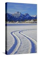 Schwangau and Tannheimer Alps, Allgau, Bavaria, Germany, Europe-Hans-Peter Merten-Stretched Canvas