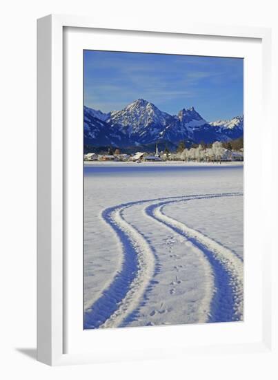 Schwangau and Tannheimer Alps, Allgau, Bavaria, Germany, Europe-Hans-Peter Merten-Framed Photographic Print