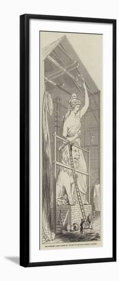 Schwanthaler's Colossal Statue of Bavaria, in the Royal Foundry, at Munich-null-Framed Giclee Print