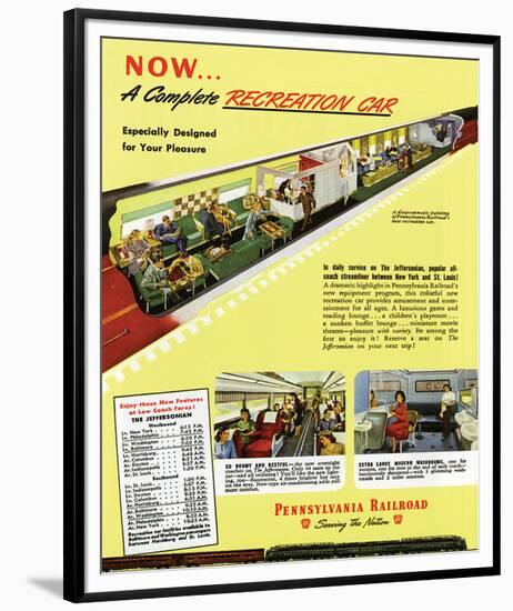 Schwartz - A Complete Recreation Car-Don Schwartz-Framed Premium Giclee Print