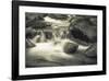 Schwartz - Blue Flowing-Don Schwartz-Framed Premium Giclee Print