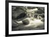 Schwartz - Blue Flowing-Don Schwartz-Framed Premium Giclee Print