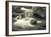 Schwartz - Blue Flowing-Don Schwartz-Framed Art Print