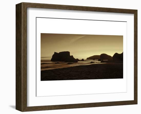 Schwartz - Coast Silhouette-Don Schwartz-Framed Art Print