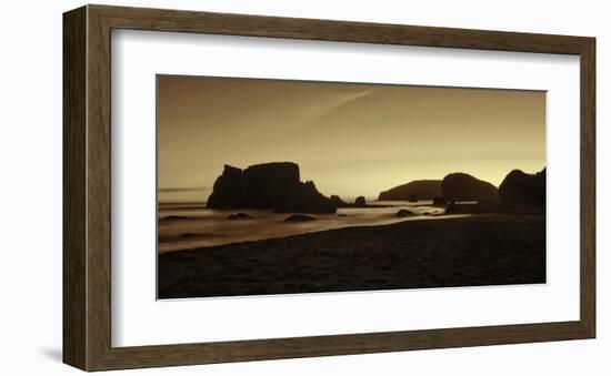 Schwartz - Coast Silhouette-Don Schwartz-Framed Art Print