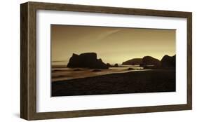 Schwartz - Coast Silhouette-Don Schwartz-Framed Art Print