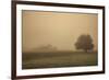 Schwartz - Foggy Barn-Don Schwartz-Framed Premium Giclee Print