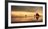 Schwartz - Haystack Sunset-Don Schwartz-Framed Art Print