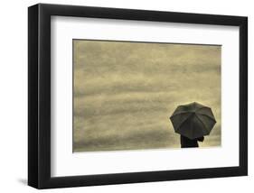 Schwartz - Little Red Umbrella-Don Schwartz-Framed Art Print