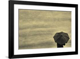 Schwartz - Little Red Umbrella-Don Schwartz-Framed Art Print