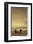 Schwartz - Two Beach Chairs-Don Schwartz-Framed Premium Giclee Print