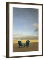 Schwartz - Two Beach Chairs-Don Schwartz-Framed Premium Giclee Print