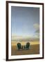 Schwartz - Two Beach Chairs-Don Schwartz-Framed Premium Giclee Print