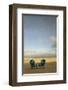 Schwartz - Two Beach Chairs-Don Schwartz-Framed Art Print