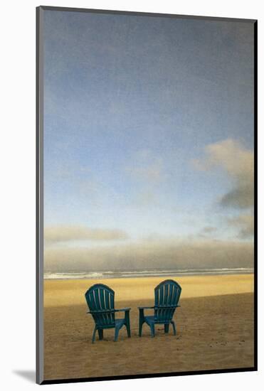 Schwartz - Two Beach Chairs-Don Schwartz-Mounted Art Print