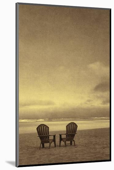 Schwartz - Two Beach Chairs-Don Schwartz-Mounted Art Print