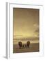 Schwartz - Two Beach Chairs-Don Schwartz-Framed Art Print