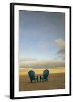 Schwartz - Two Beach Chairs-Don Schwartz-Framed Art Print