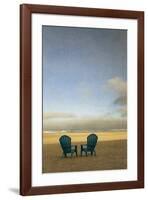 Schwartz - Two Beach Chairs-Don Schwartz-Framed Art Print