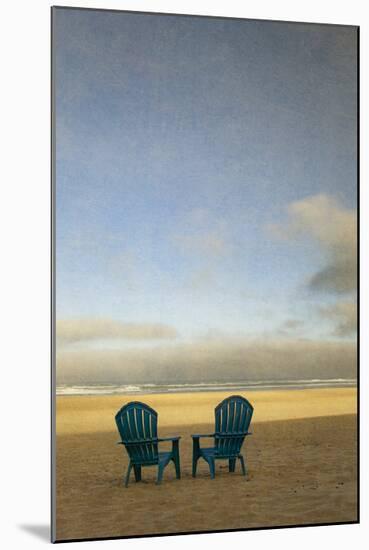 Schwartz - Two Beach Chairs-Don Schwartz-Mounted Art Print