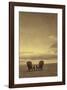 Schwartz - Two Beach Chairs-Don Schwartz-Framed Art Print