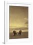 Schwartz - Two Beach Chairs-Don Schwartz-Framed Art Print