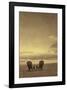 Schwartz - Two Beach Chairs-Don Schwartz-Framed Art Print