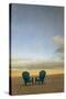 Schwartz - Two Beach Chairs-Don Schwartz-Stretched Canvas