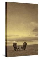 Schwartz - Two Beach Chairs-Don Schwartz-Stretched Canvas