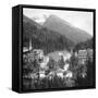 Schwarzenberg, Badgastein, Austria, C1900s-Wurthle & Sons-Framed Stretched Canvas