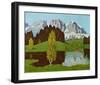 Schwarzsee near Kitzbuehel-Alfons Walde-Framed Art Print