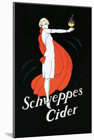 Schweppes Cider-null-Mounted Premium Giclee Print